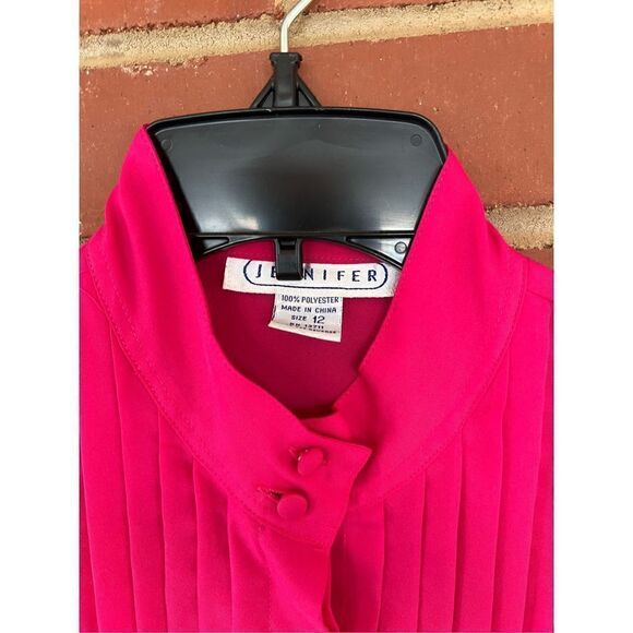 Vintage BarbieCore pink blouse - Picture 3 of 4